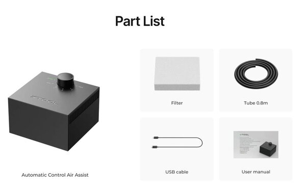 xTool Smart Air Assist for S1/M1 Ultra xTool Smart Air Assist for S1/M1 Ultra