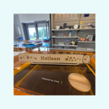 Houten Meetlat met personalisatie