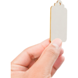 Houten Blanco Label met koordje Houten Blanco Label met koordje