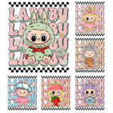 Textieltransfer -DTF Labubu Cozy Series