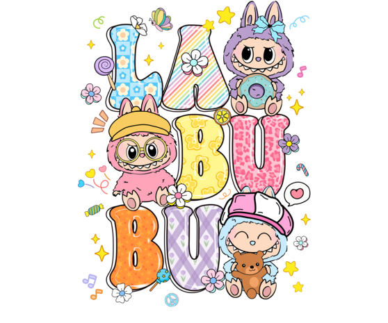 DTF Labubu Friends DTF Labubu Friends