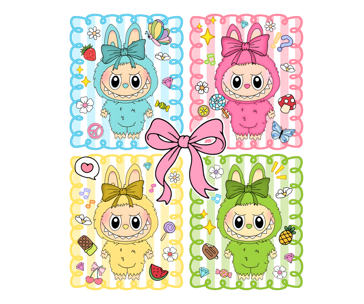 DTF Labubu Friends DTF Labubu Friends