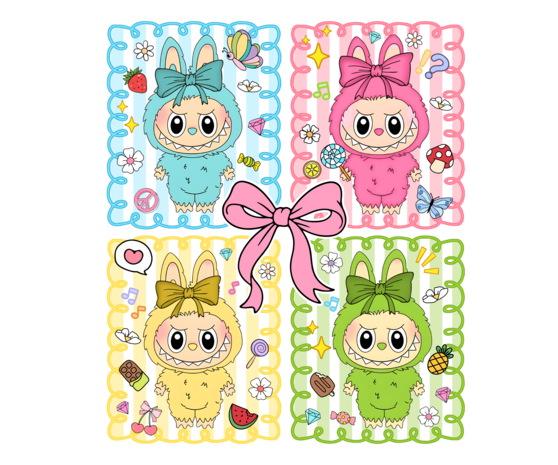 DTF Labubu Friends DTF Labubu Friends