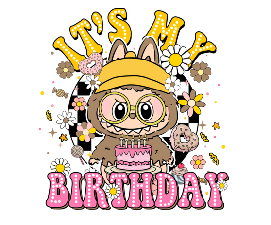 DTF Labubu Birthday DTF Labubu Birthday