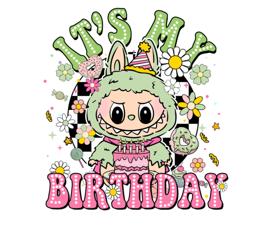 DTF Labubu Birthday DTF Labubu Birthday