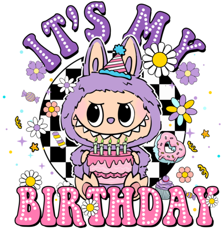 DTF Labubu Birthday DTF Labubu Birthday