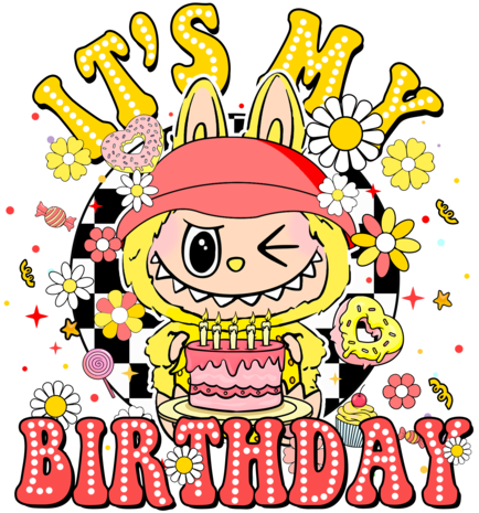 DTF Labubu Birthday DTF Labubu Birthday