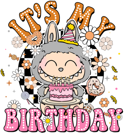 DTF Labubu Birthday DTF Labubu Birthday