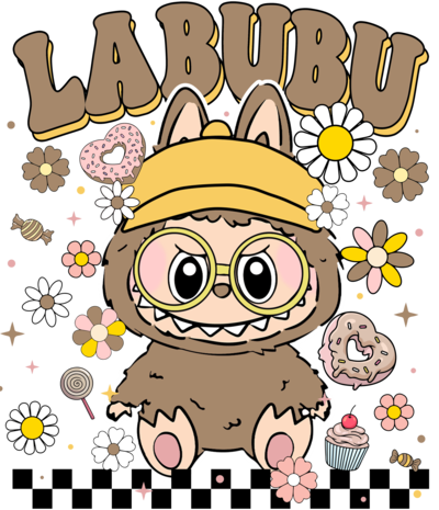 DTF Labubu Flower Series DTF Labubu Flower Series