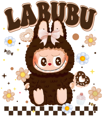 DTF Labubu Flower Series DTF Labubu Flower Series