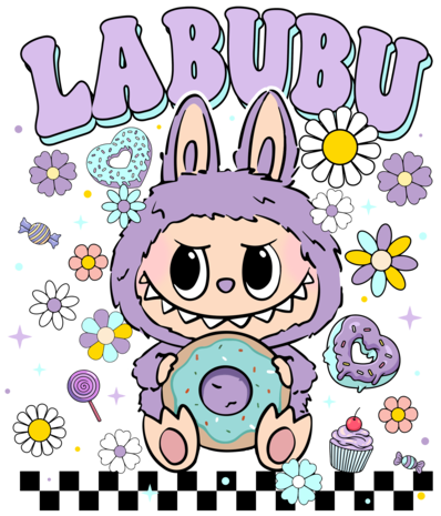 DTF Labubu Flower Series DTF Labubu Flower Series