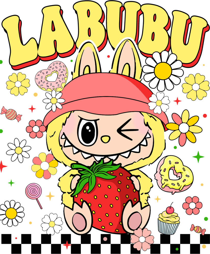 DTF Labubu Flower Series DTF Labubu Flower Series