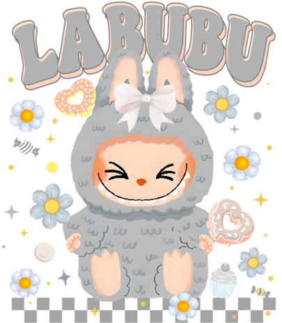 DTF Labubu Flower Series DTF Labubu Flower Series