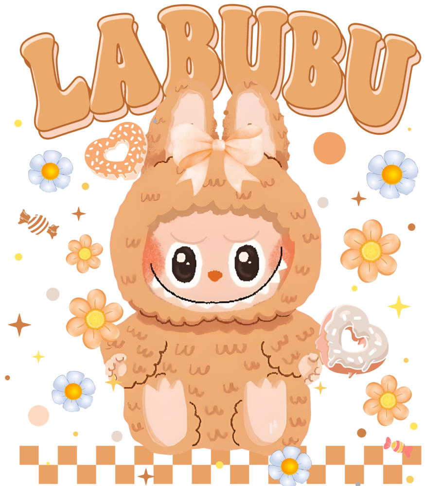 DTF Labubu Flower Series DTF Labubu Flower Series