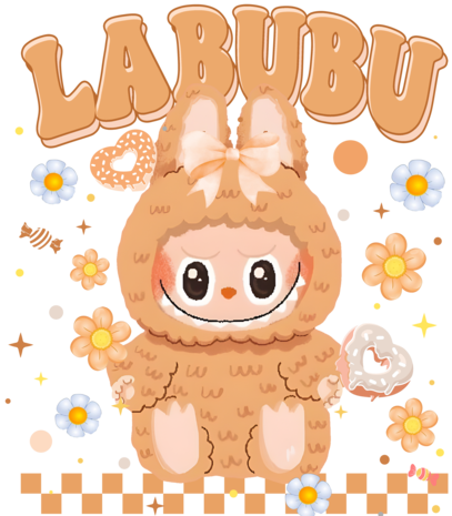 DTF Labubu Flower Series DTF Labubu Flower Series