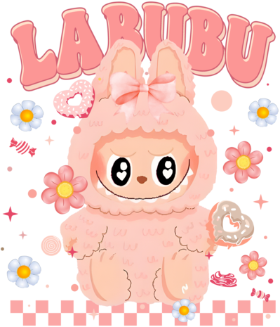 DTF Labubu Flower Series DTF Labubu Flower Series