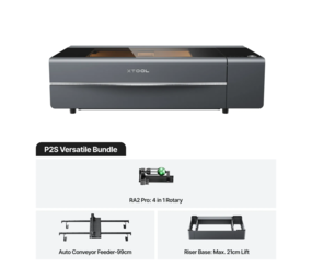 xTool P2S 55W Desktop CO2 Laser Cutter Versatile Bundle xTool P2S 55W Desktop CO2 Laser Cutter Versatile Bundle