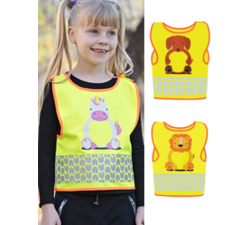 Veiligheidshesje met dieren (3/4 jaar) Veiligheidshesje met dieren (3/4 jaar)
