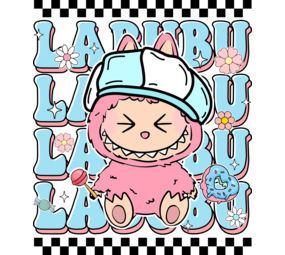 DTF met Labubu (16 of 22 cm)