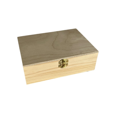 Houten theedoos – 6 vaks (grenen)