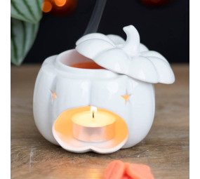 Witte Pompoen Oliebrander en wasverwarmer Witte Pompoen Oliebrander en wasverwarmer