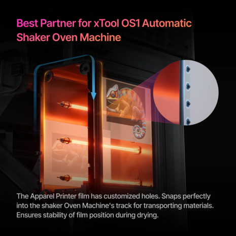 xTool DTF Apparel Printer Glow in the dark Film Rolls (30m xTool DTF Apparel Printer Glow in the dark Film Rolls (30m