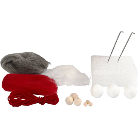 Creative mini kit - Kerstkabouter aan touw Creative mini kit - Kerstkabouter aan touw
