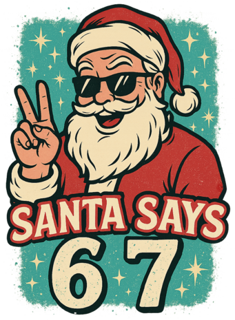 DTF "6-7 Santa Says" DTF "6-7 Santa Says"
