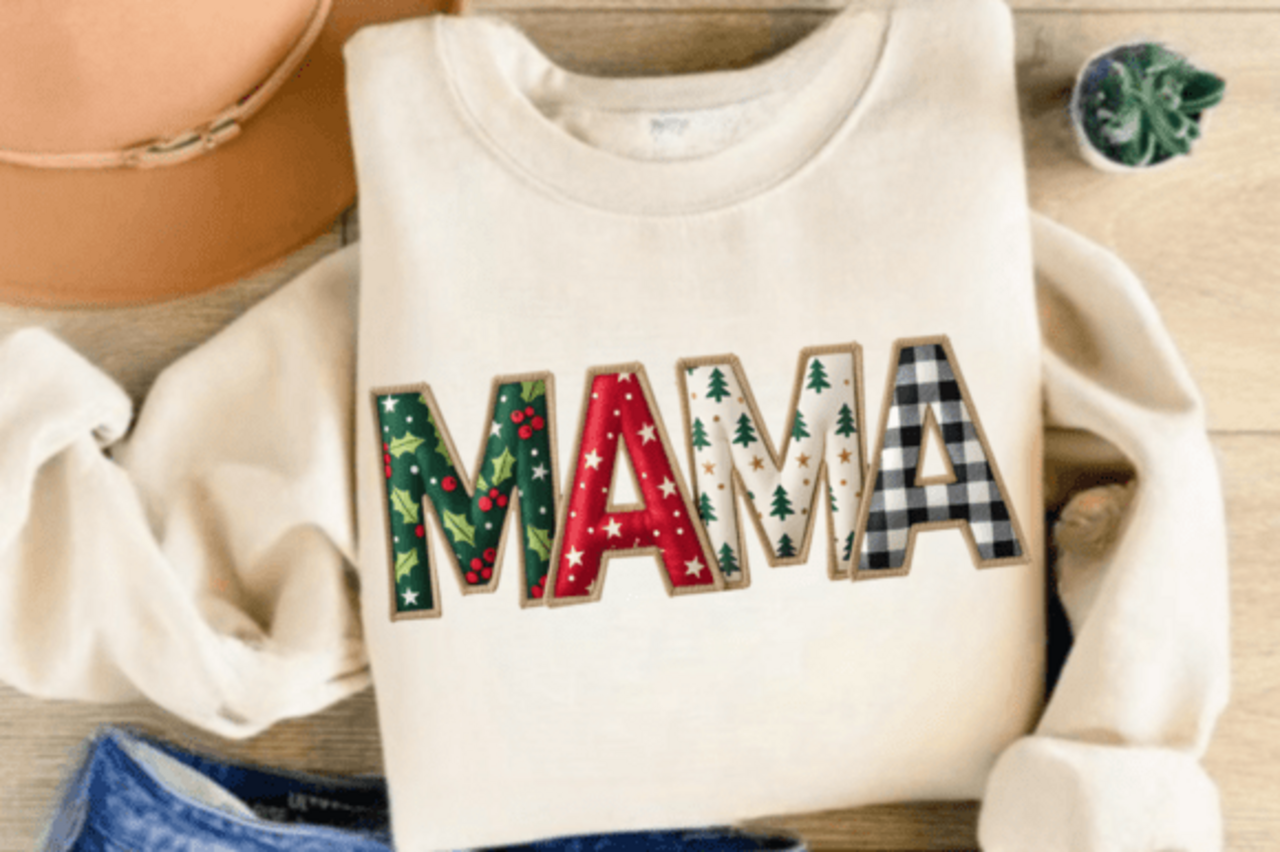 DTF "Kerst mama" DTF "Kerst mama"