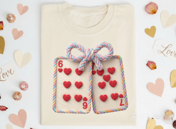 DTF "Valentijn 67  Faux Yarn"