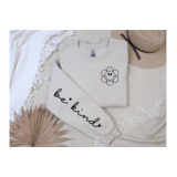 DTF Front & Sleeve "Be Kind" DTF Front & Sleeve "Be Kind"