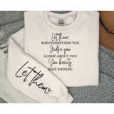 DTF Front & Sleeve "Let Them" DTF Front & Sleeve "Let Them"