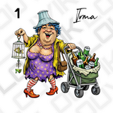 LouVik Oilsjt Voil Jeannet Strijkafbeelding