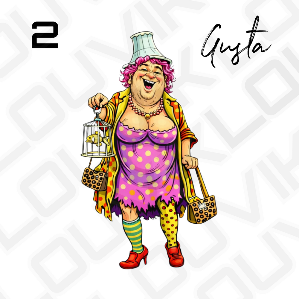 LouVik Oilsjt Voil Jeannet Strijkafbeelding