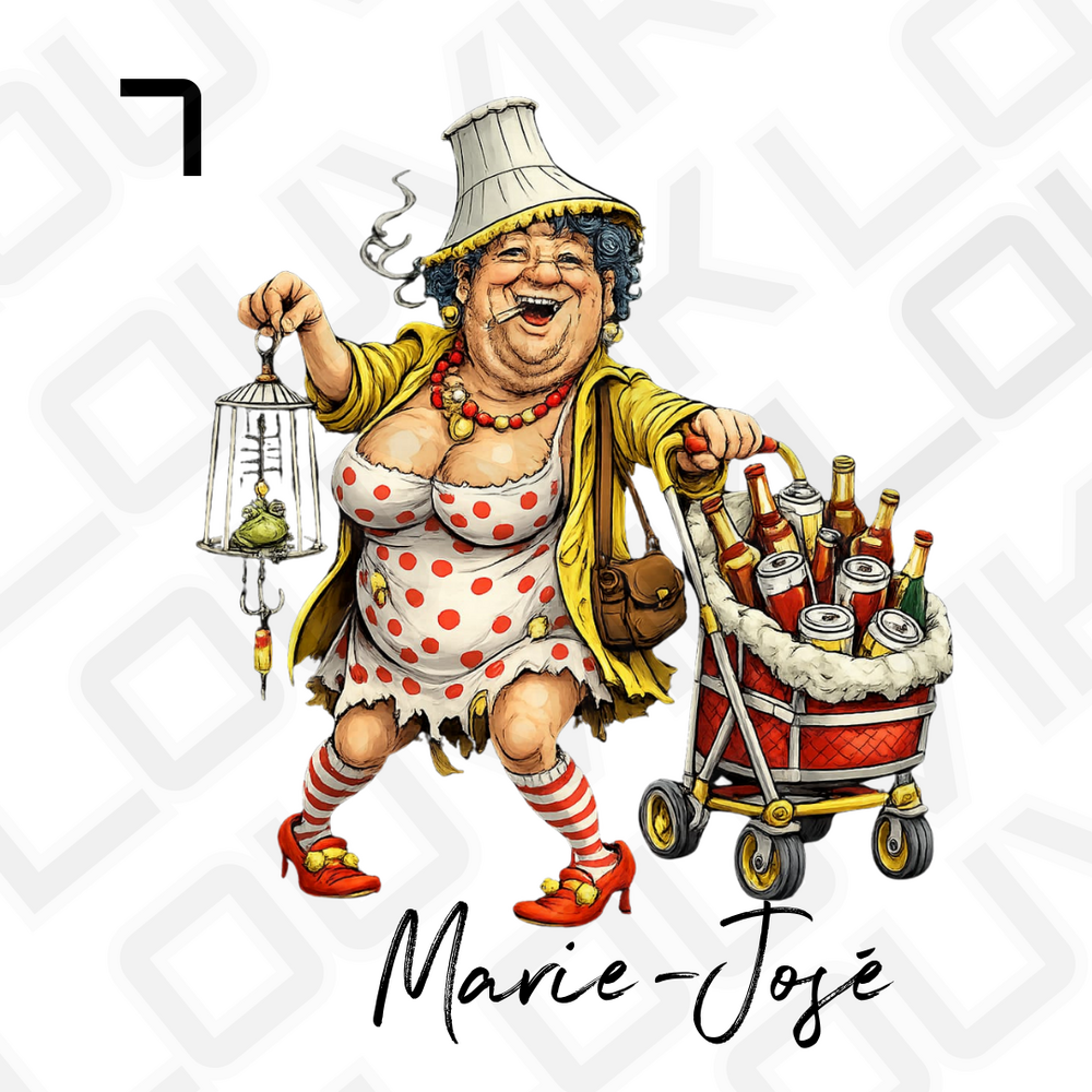 LouVik Oilsjt Voil Jeannet Strijkafbeelding