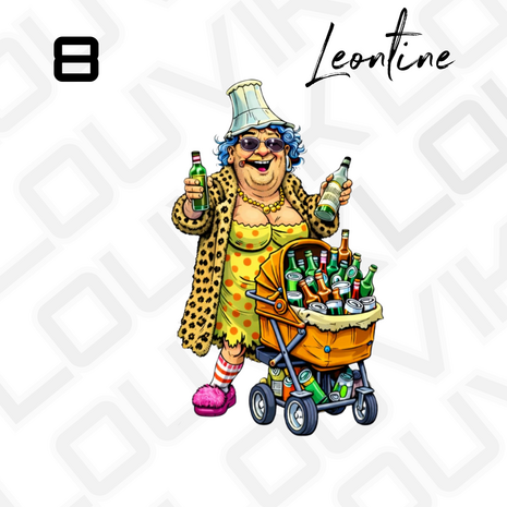 LouVik Oilsjt Voil Jeannet Strijkafbeelding