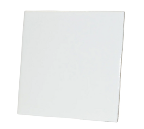 Porseleinen tegel (10 x10 cm) WIT