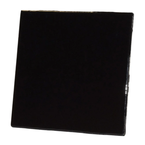 Porseleinen tegel (10 x10 cm) ZWART