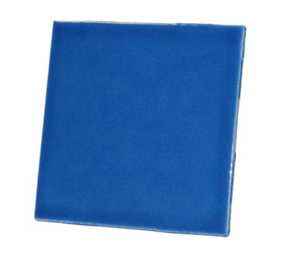 Porseleinen tegel (10 x10 cm) BLAUW