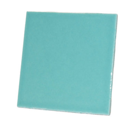 Porseleinen tegel (10 x10 cm) TURKOOIS