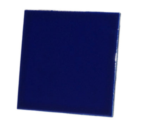 Porseleinen tegel (10 x10 cm) DONKERBLAUW