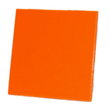 Porseleinen tegel (10 x10 cm) ORANJE