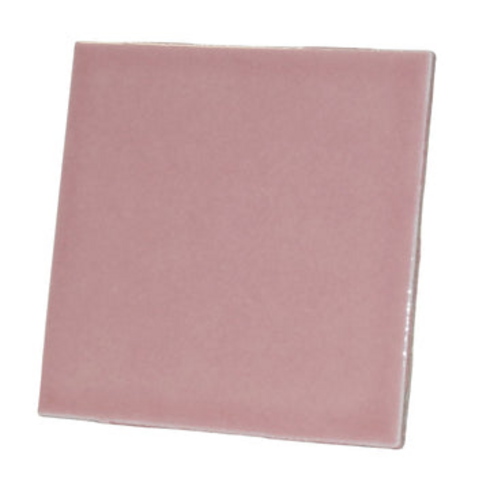 Porseleinen tegel (10 x10 cm) ROZE