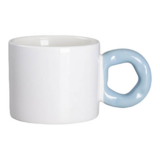 Mok met donut-handvat LICHTBLAUW