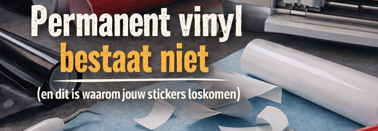 Permanente vinyl bestaat niet