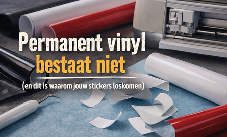 Permanente vinyl bestaat niet