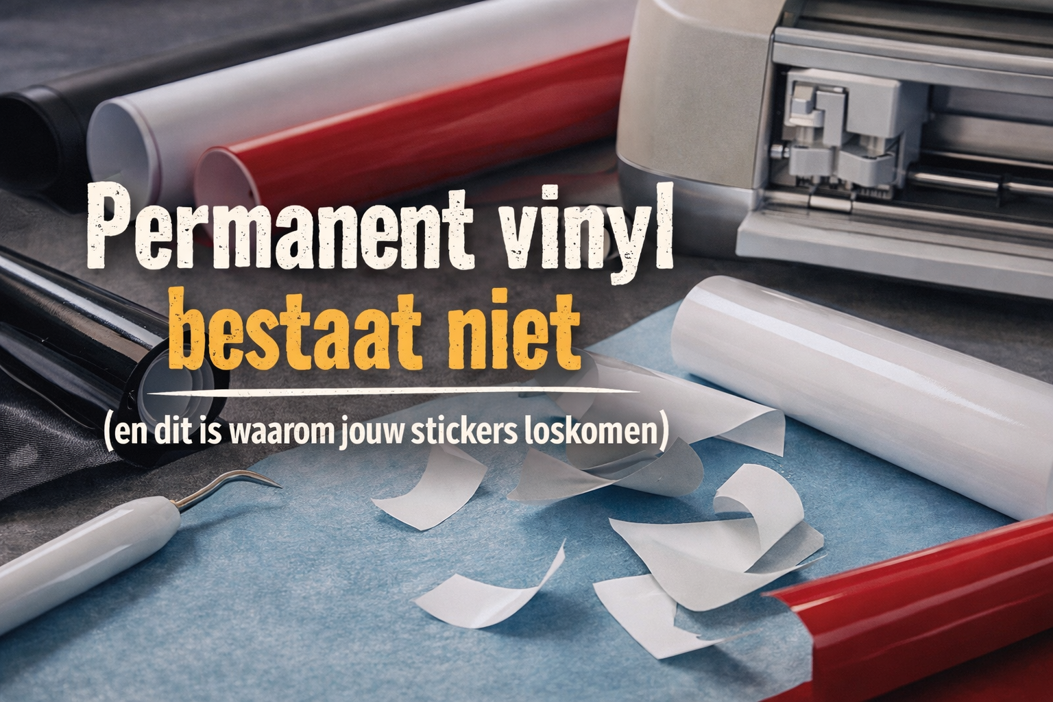 Permanente vinyl bestaat niet