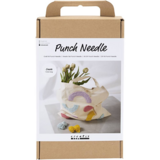 Hobbyset punch needle – draagtas in pastelkleuren Hobbyset punch needle – draagtas in pastelkleuren