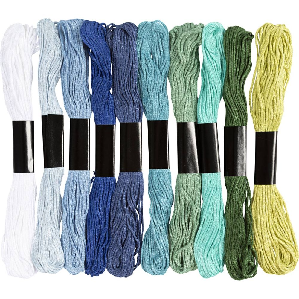 Borduurgaren 1 mm – 10 strengen van 8 meter Borduurgaren 1 mm – 10 strengen van 8 meter