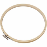 Borduurframe 20 cm – rond bamboe borduurraam Borduurframe 20 cm – rond bamboe borduurraam